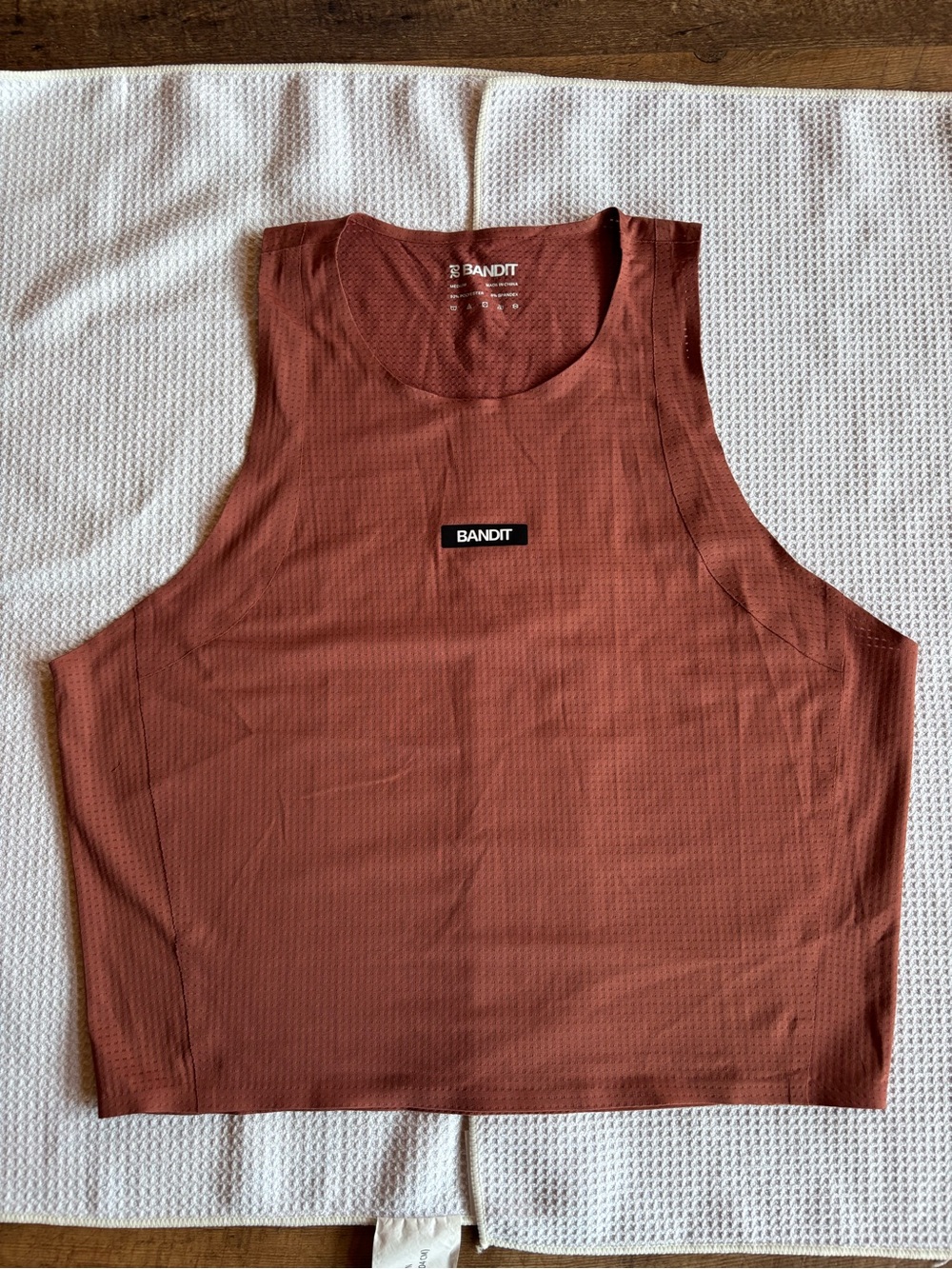 NWOT Bandit Running GeoMesh Race Singlet
